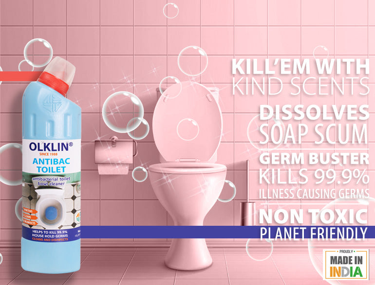 Discover How ANTIBAC Toilet Bowl Cleaner Works ?