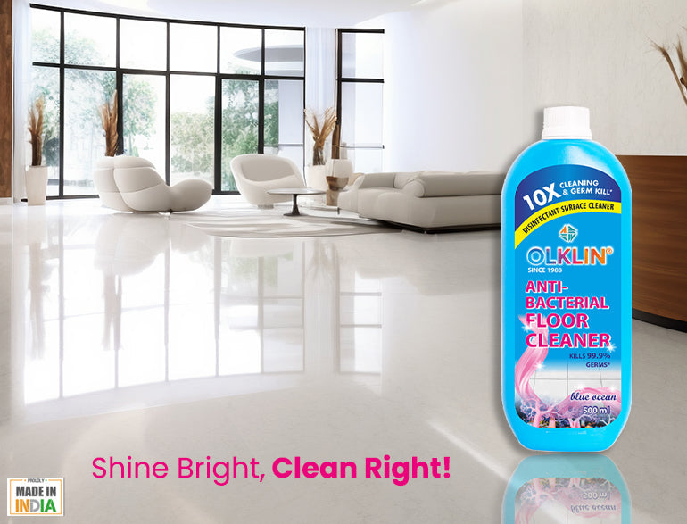 Antibacterial Cleaning with Olklin Surface Cleaner Liquid