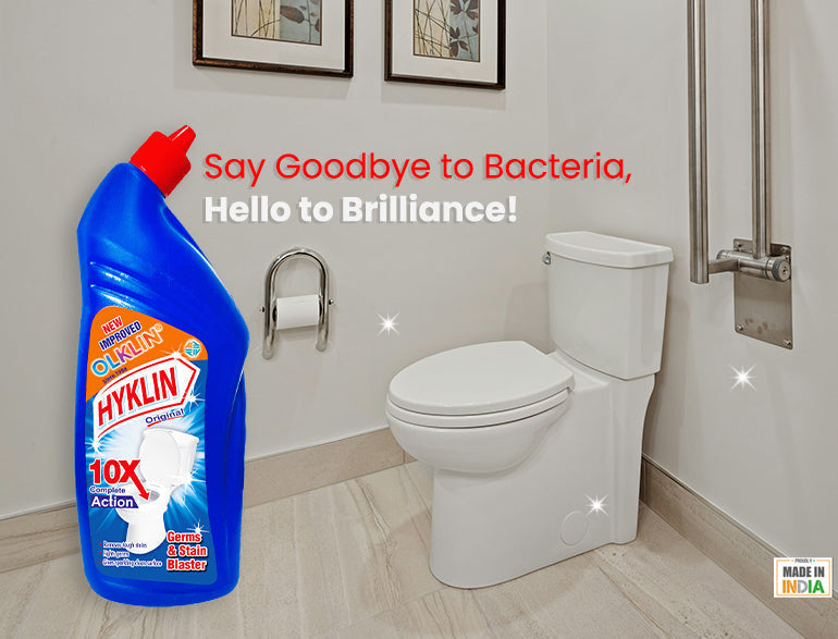 Deep Clean Toilets with Powerful Toilet Floor Cleaner Liquid