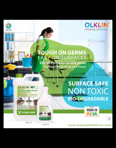 OLKLIN®-M7 Concentrated Floor Cleaner (Green Garden) - Refill